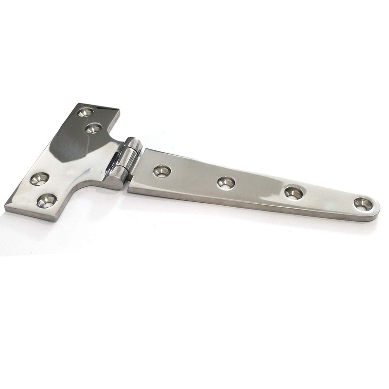 NRC&XRC Pair of 316 Stainless Steel Heavy Duty Marine Grade "T" Hinge 8"(L)*4"(W) Cast Strap Hinge - Image 4